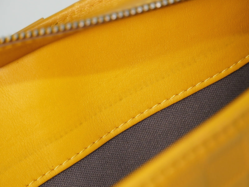 Louis Vuitton Tadao Damier Infini Leather Yellow Bag
