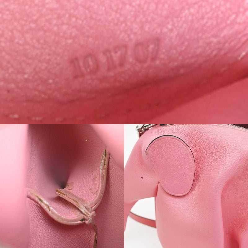 Loewe Elephant Leather Pink Bag