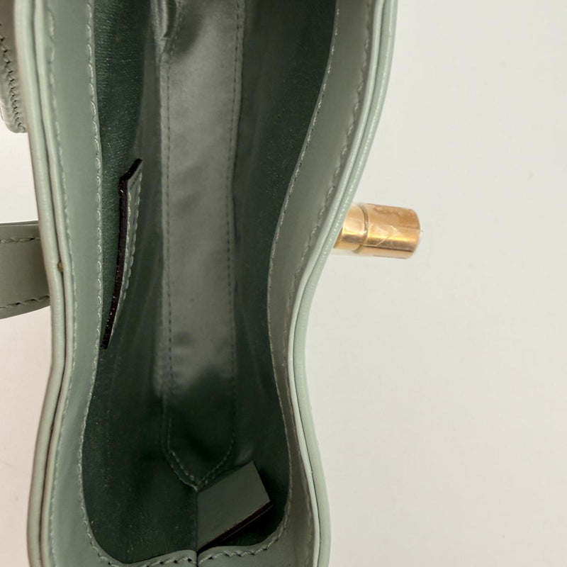 Gucci Jackie 1961 Chain Hobo Leather Green