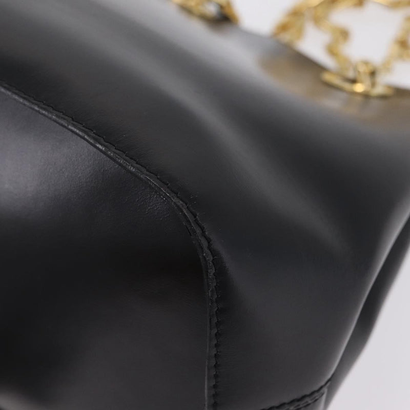 Celine Shoulder Leather Black Bag