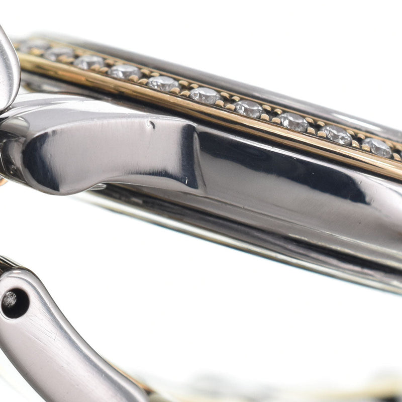 Omega De Ville Prestige Quartz Stainless Steel And Yellow Gold With Diamond Bezel Markers Watches