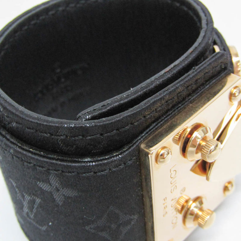 Louis Vuitton S Lock Damier Vernis Black Satin Bijoux