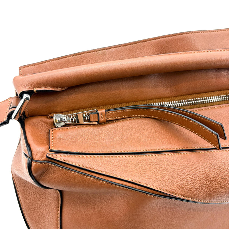 Loewe Puzzle Leather Brown Bag