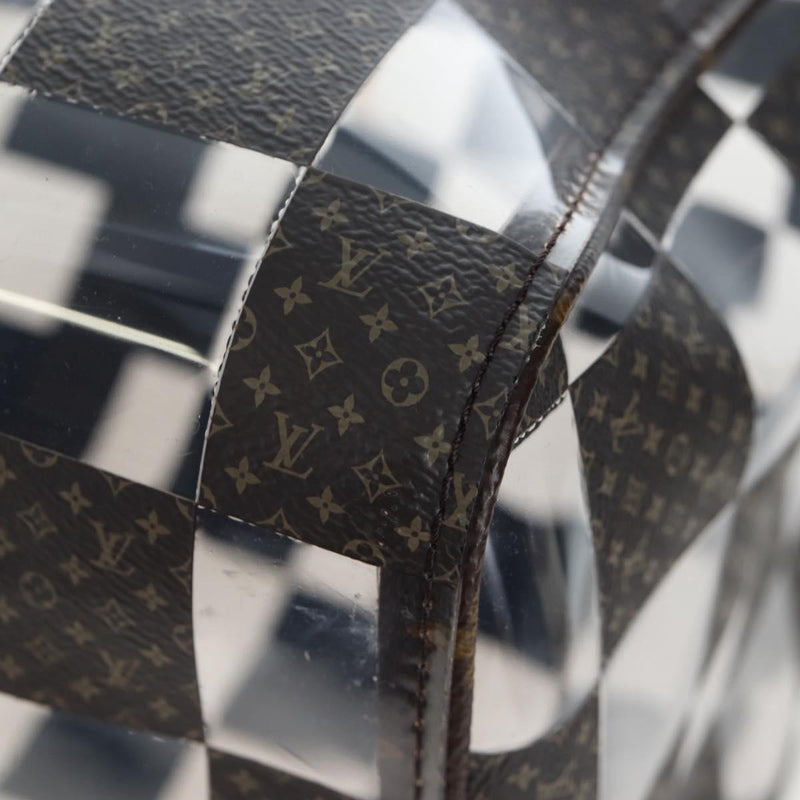 Louis Vuitton Keepall Bandouliere Monogram Chess Coated Canvas And Pvc Brown Bag