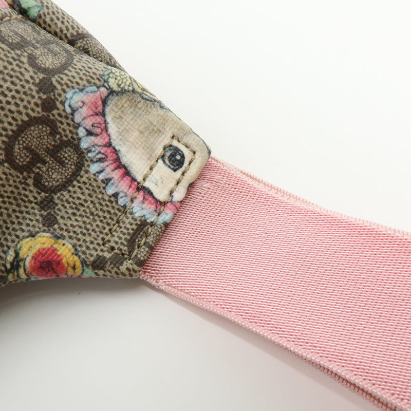 Gucci Childrens Belt Printed Gg Coated Canvas Beige Bag