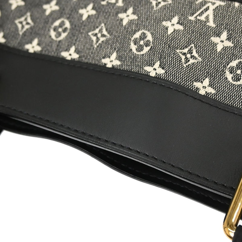 Louis Vuitton Lucille Mini Lin Black Canvas Bag