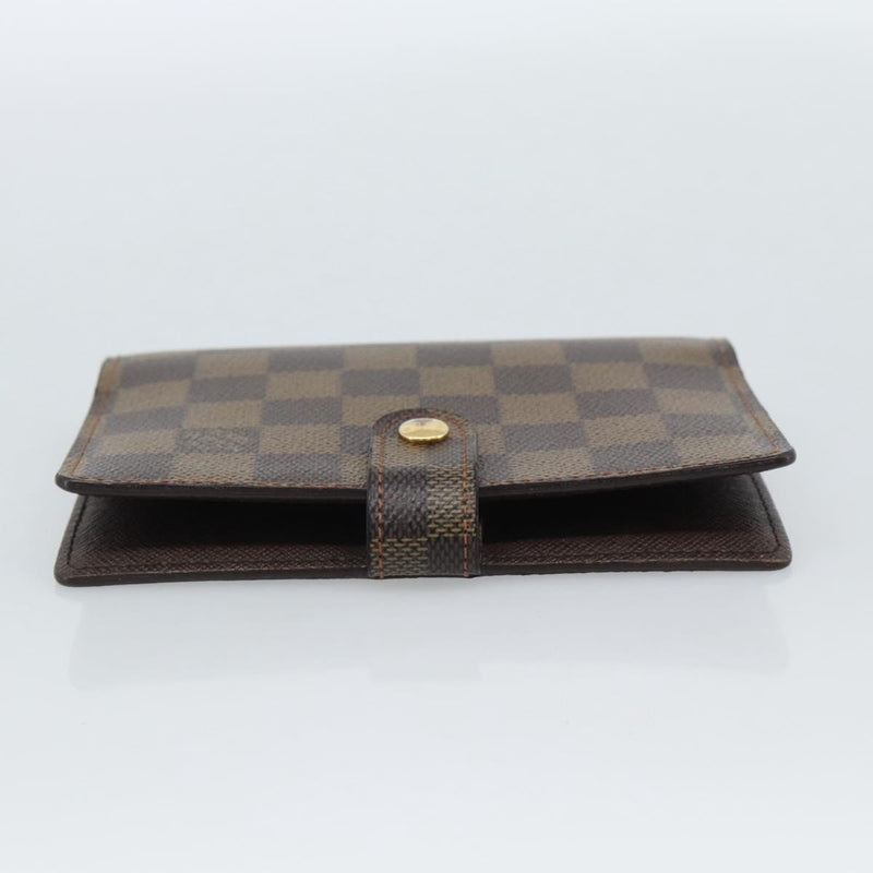Louis Vuitton Ring Agenda Cover Damier Brown Canvas Bag