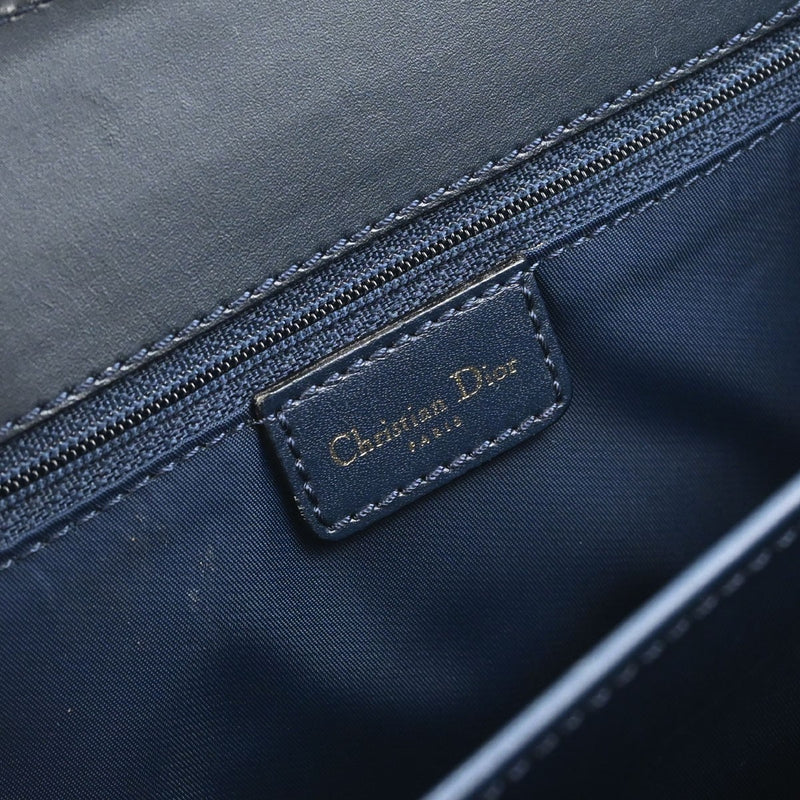 Christian Dior Vintage Trotter Pocket Diorissimo Canvas Navy Bag