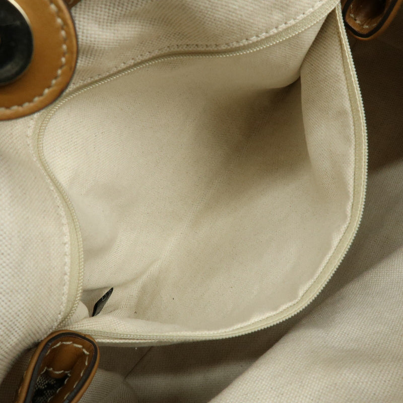 Gucci Sukey Microguccissima Leather Beige Canvas Bag
