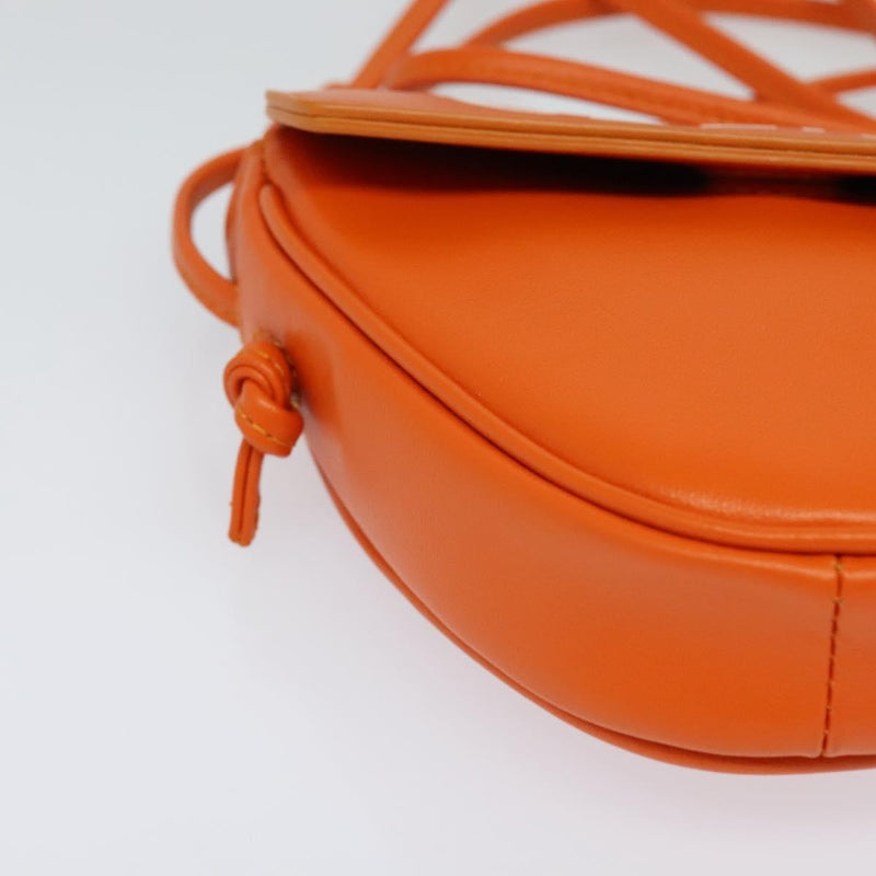 Celine Triangle Leather Orange Bag