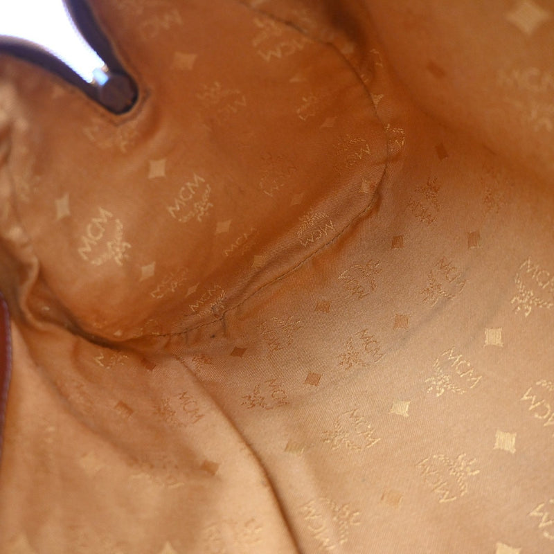 Mcm Visetos Leather Brown Bag