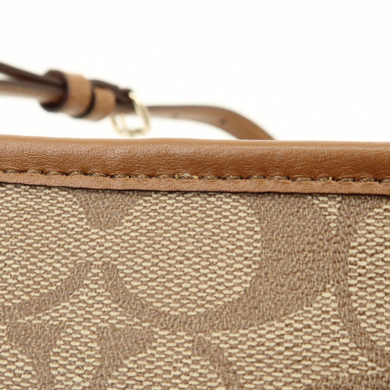 Coach Shoulder Canvas Brown Bag