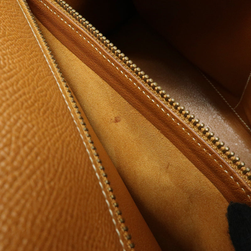 Hermes Kelly Brown Courchevel With Gold Hardware Camel Leather Bag
