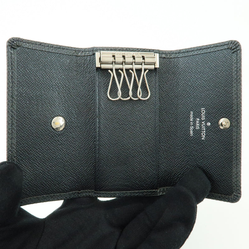 Louis Vuitton Multiclés 4 Cuir Verni Black Leather Accessory