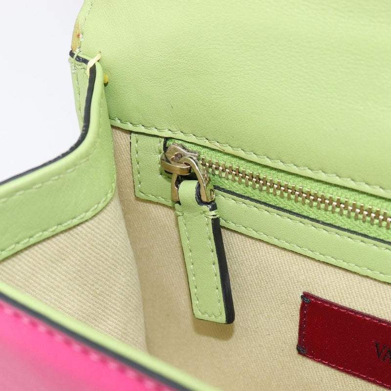 Valentino Garavani Glam Lock Covered Studs Leather Multicolour Bag