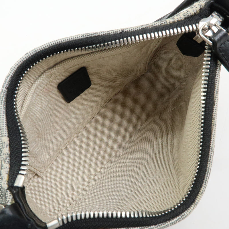 Mcm Vintage Vicetos Leather Gray Canvas Bag