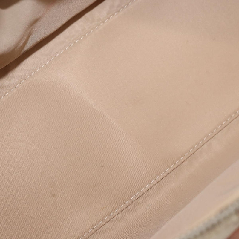 Christian Dior Vintage Trotter Romantique Zip Diorissimo Coated Canvas Beige Bag