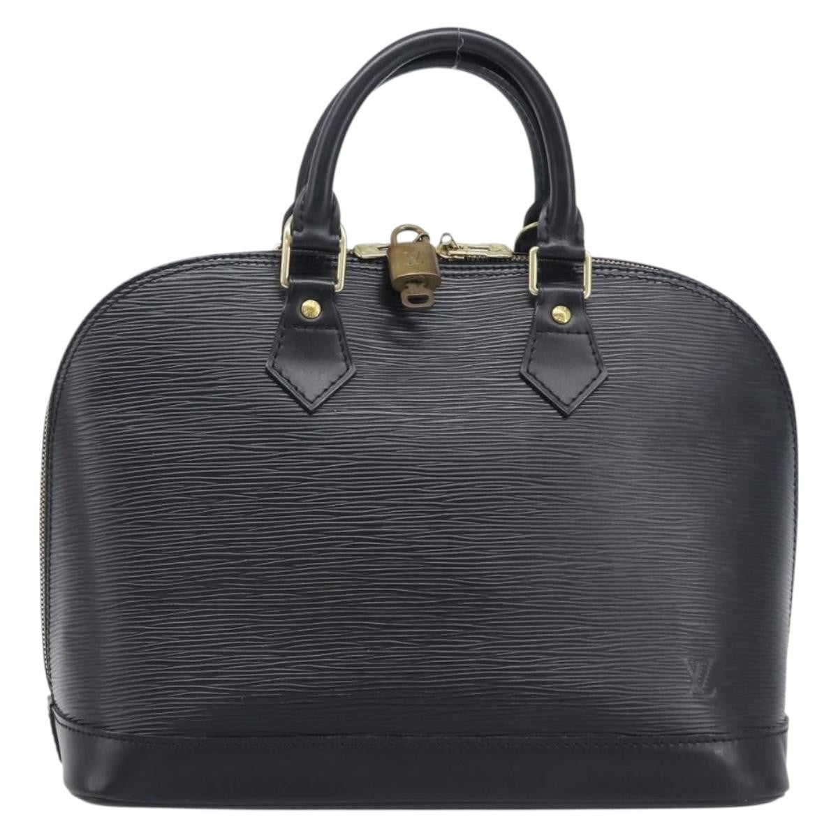 Louis Vuitton Vintage Alma Epi Leather Black Bag