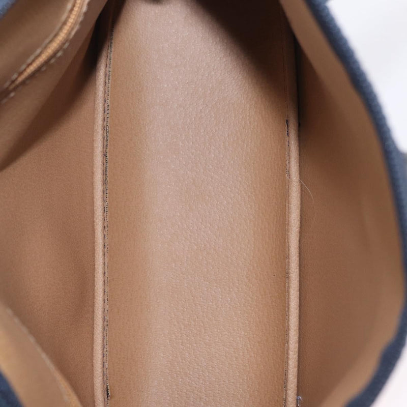 Christian Dior Trotter Canvas Navy Bag