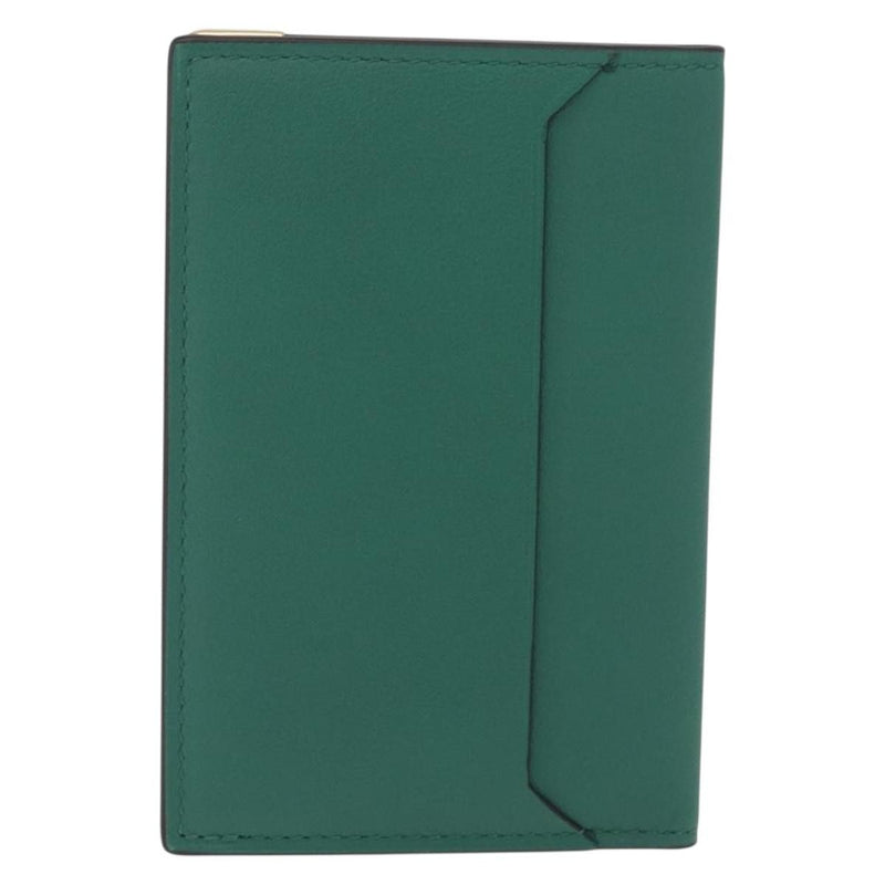 Cartier Coin Purse Must De Leather Green Accessory