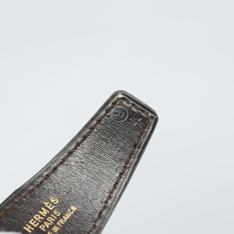 Hermes Buckle Belt Leather Black