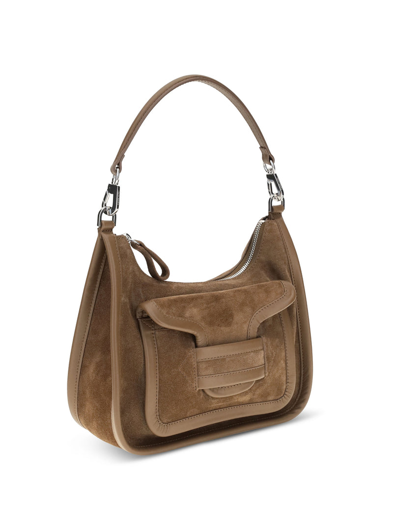 Pierre Hardy Alpha Day Miss Shoulder Bag — Brown Calf Leather Bos Taurus