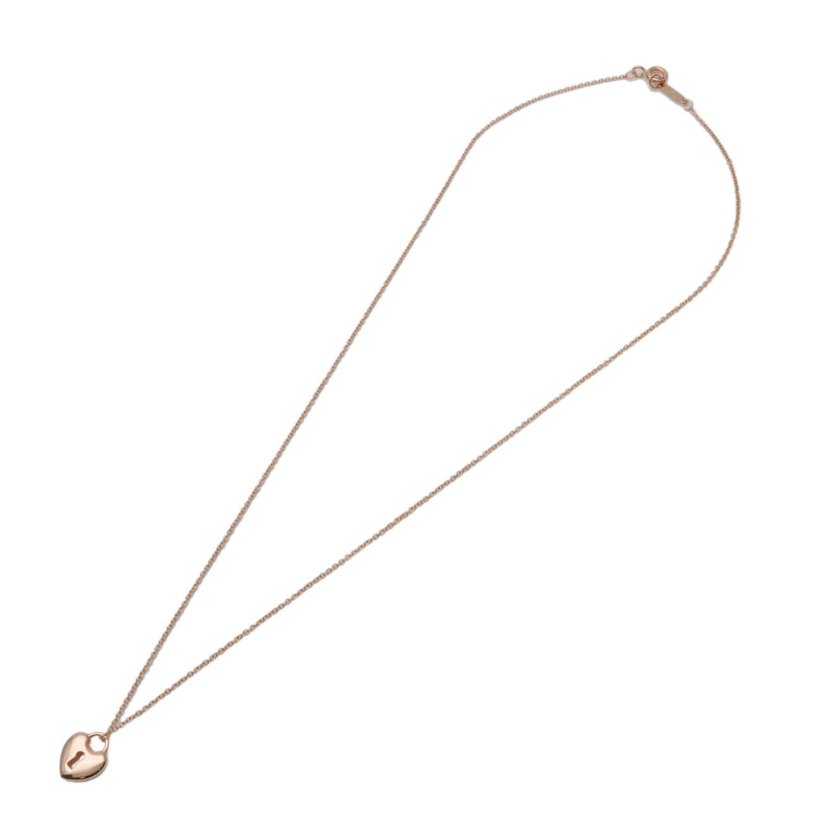 Tiffany & Co. Heart Lock Pendant 18k Rose Gold Rose_gold Bijoux