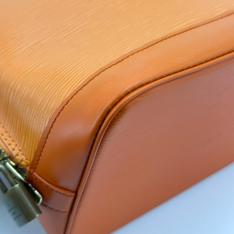 Louis Vuitton Alma Epi Leather Orange Bag