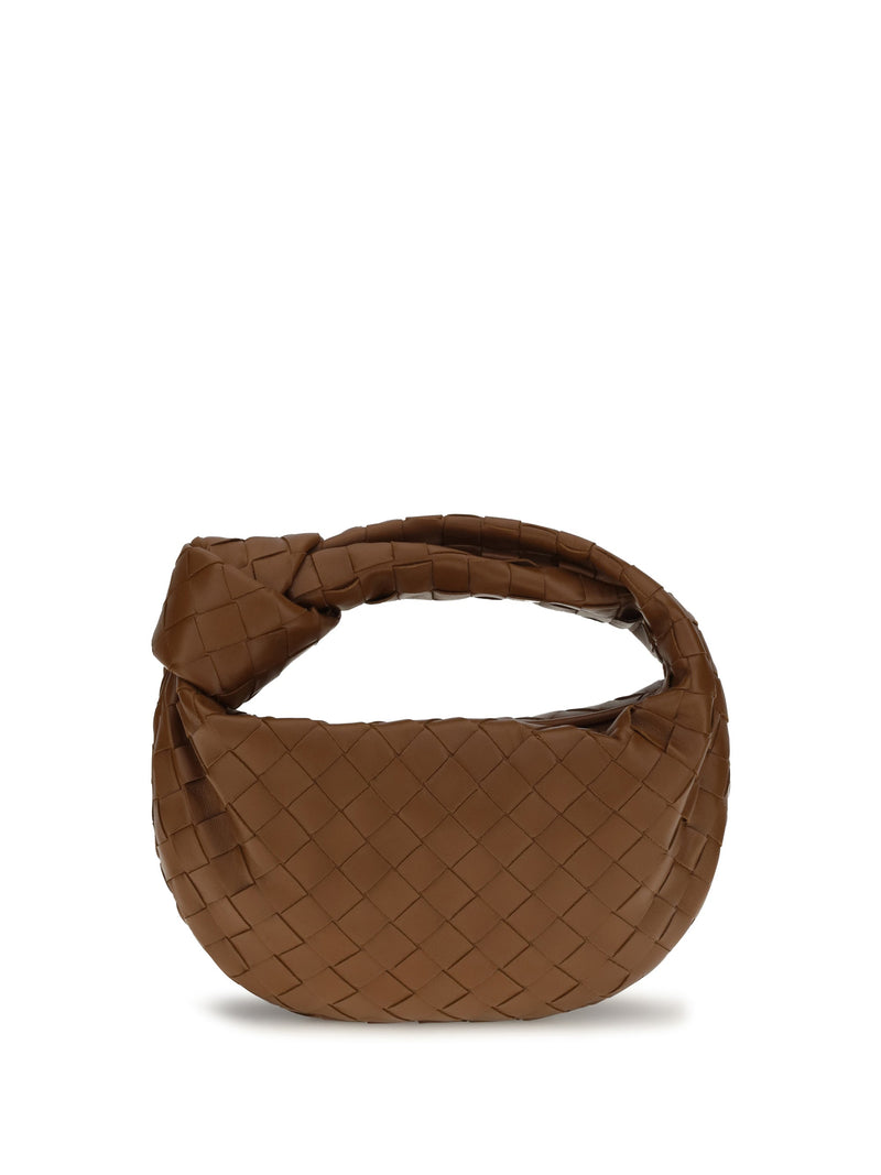 Bottega Veneta Mini Jodie Shoulder Bag — Brown Lamb
