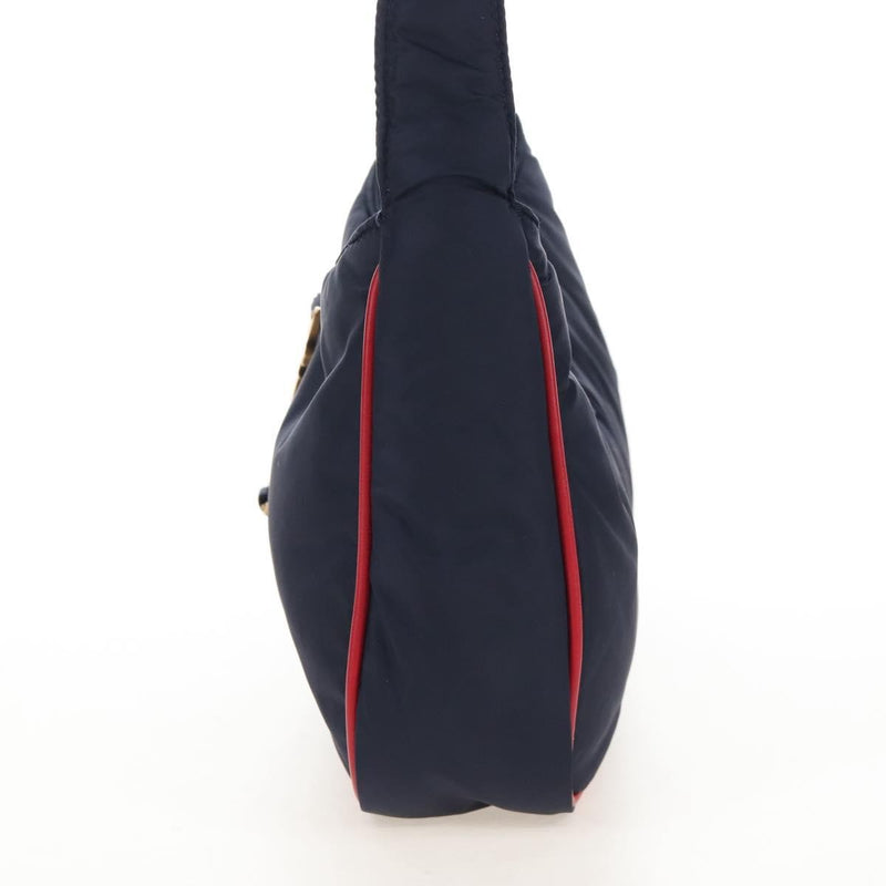 Saint Laurent Le 5 A 7 Hobo Nylon Navy