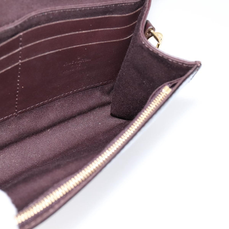 Louis Vuitton Bel Air Pochette Monogram Vernis Burgundy Patent_leather Bag