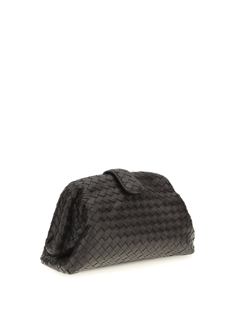 Bottega Veneta Lauren 1980 Clutch — Black Lamb (ovis Aries)