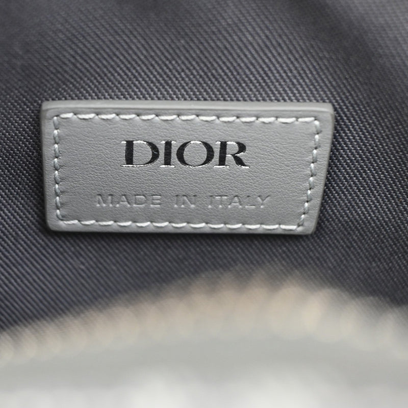 Christian Dior Lingot Messenger Cd Diamond Coated Canvas Gray