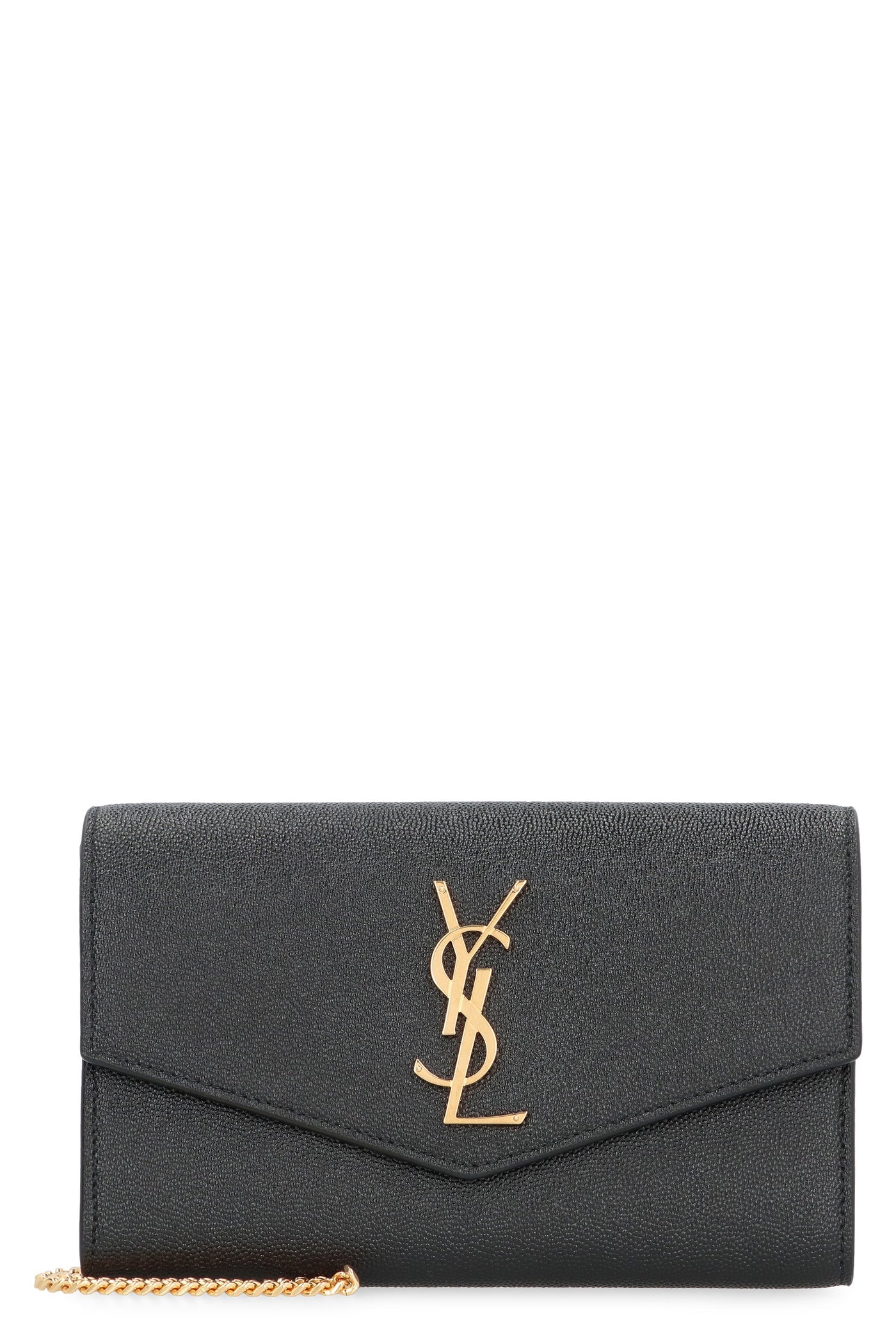 Saint Laurent Uptown Clutch — Black Calf