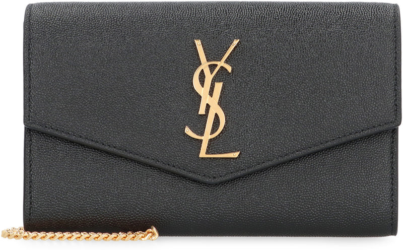 Saint Laurent Uptown Clutch — Black Calf