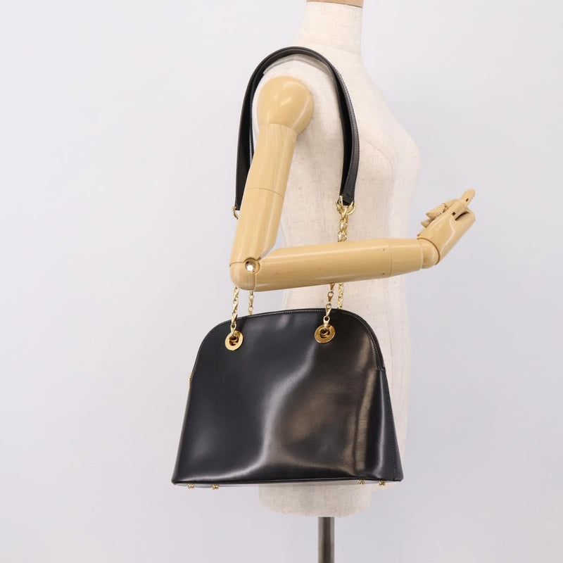 Celine Shoulder Leather Black Bag