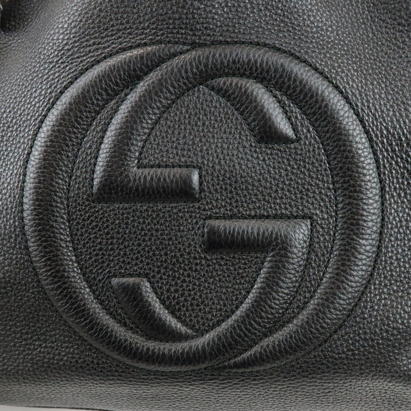 Gucci Soho Chain Strap Leather Black Bag