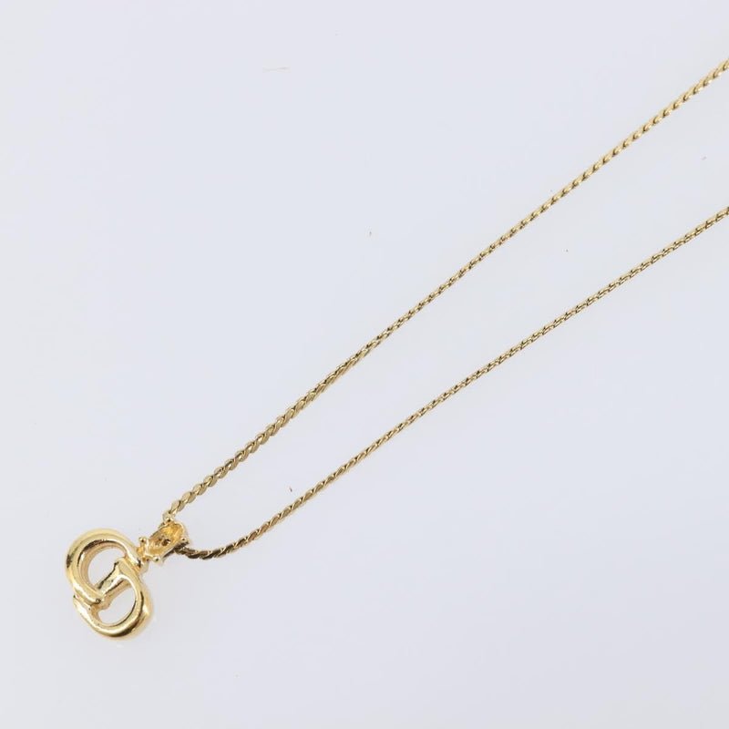 Christian Dior Cd Pendant Metal Gold Bijoux