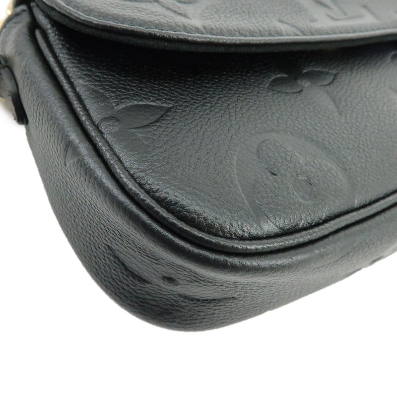 Louis Vuitton Ivy Wallet On Chain Monogram Empreinte Giant Black Leather Bag