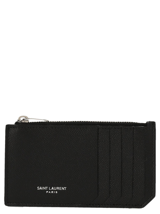Saint Laurent Fragments Card Case — Black Cases