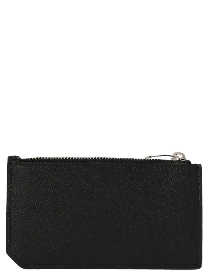 Saint Laurent Fragments Card Case — Black Cases