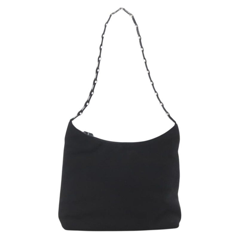 Salvatore Ferragamo Shoulder Bag Canvas Black