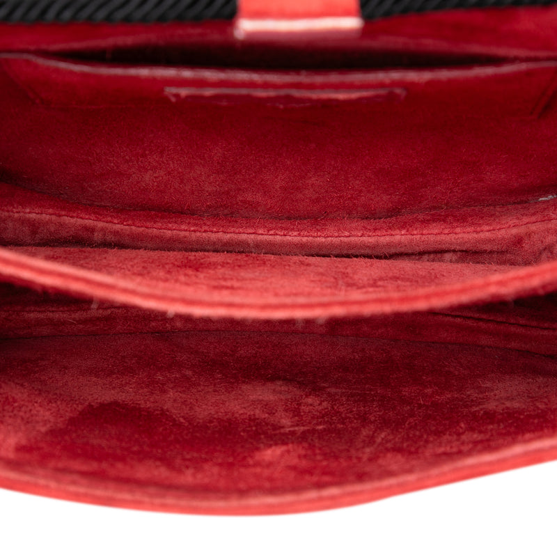 Suede Monogram Fetish Tassel Crossbody - Image 4
