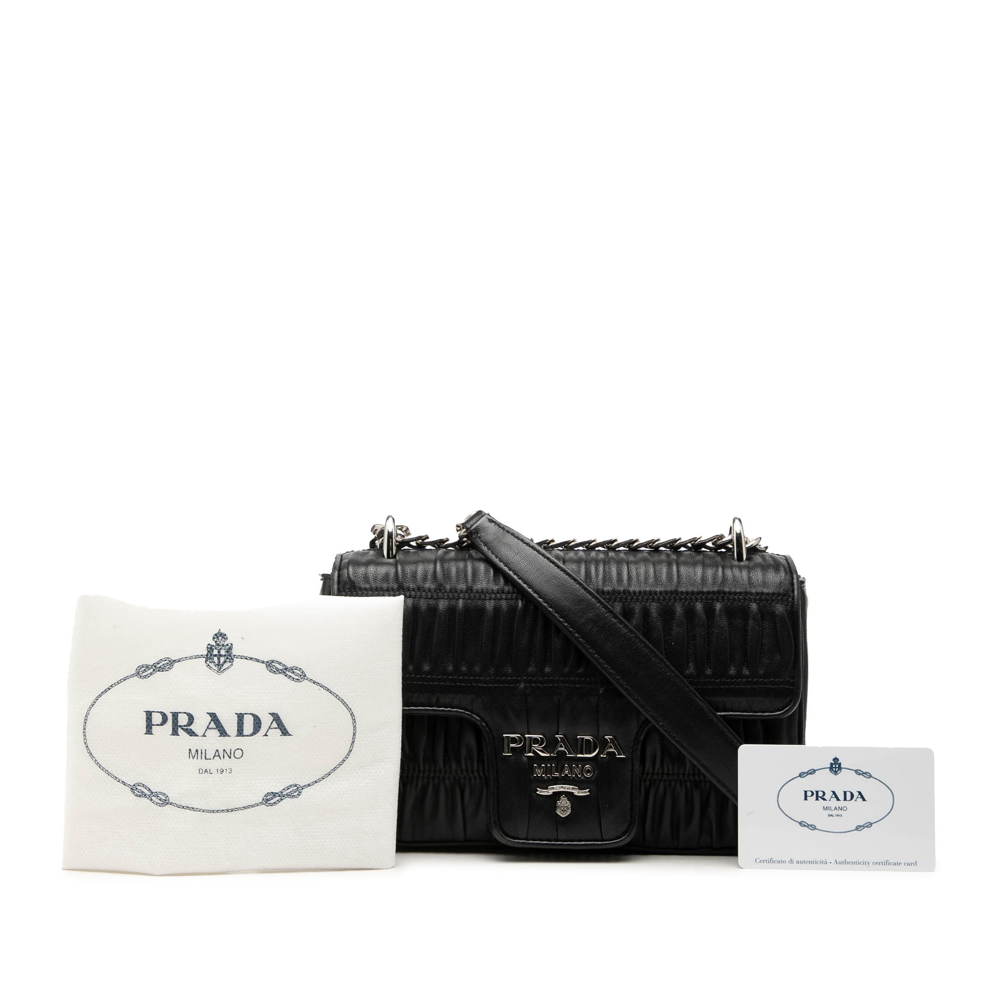 Nappa Gaufre Chain Flap - Image 7