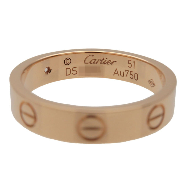 Cartier Love Wedding Band 1 Diamond 18k Rose Gold With Yellow_gold Bijoux