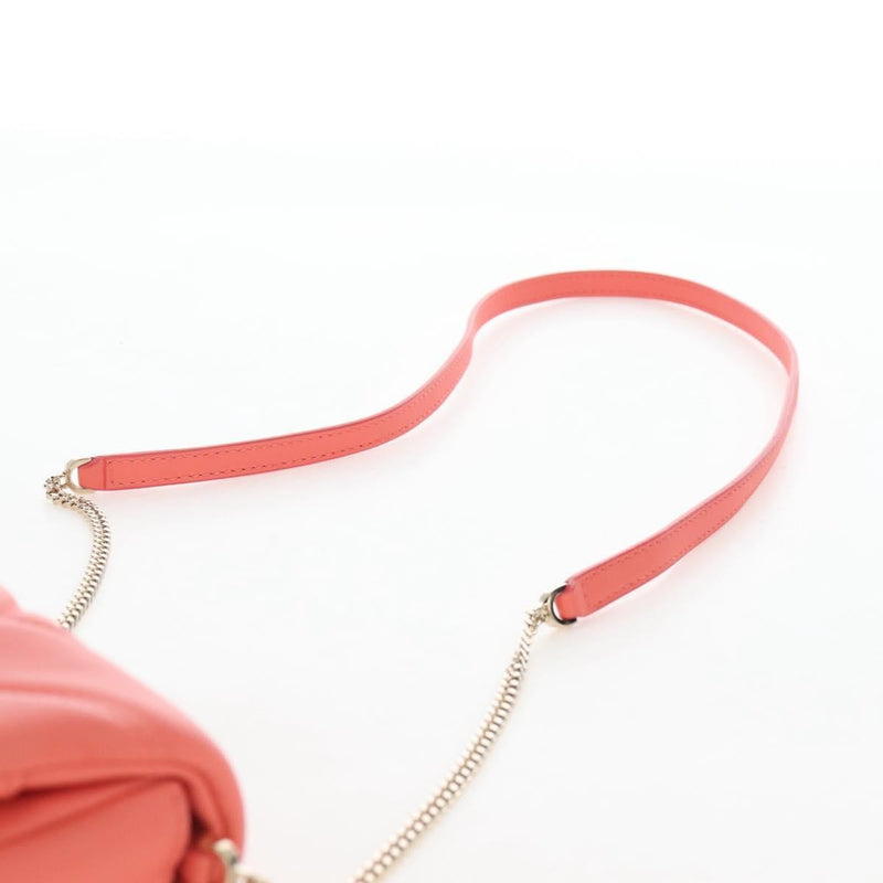 Bvlgari Serpenti Cabochon Diagonal Quilted Leather Pink Bag