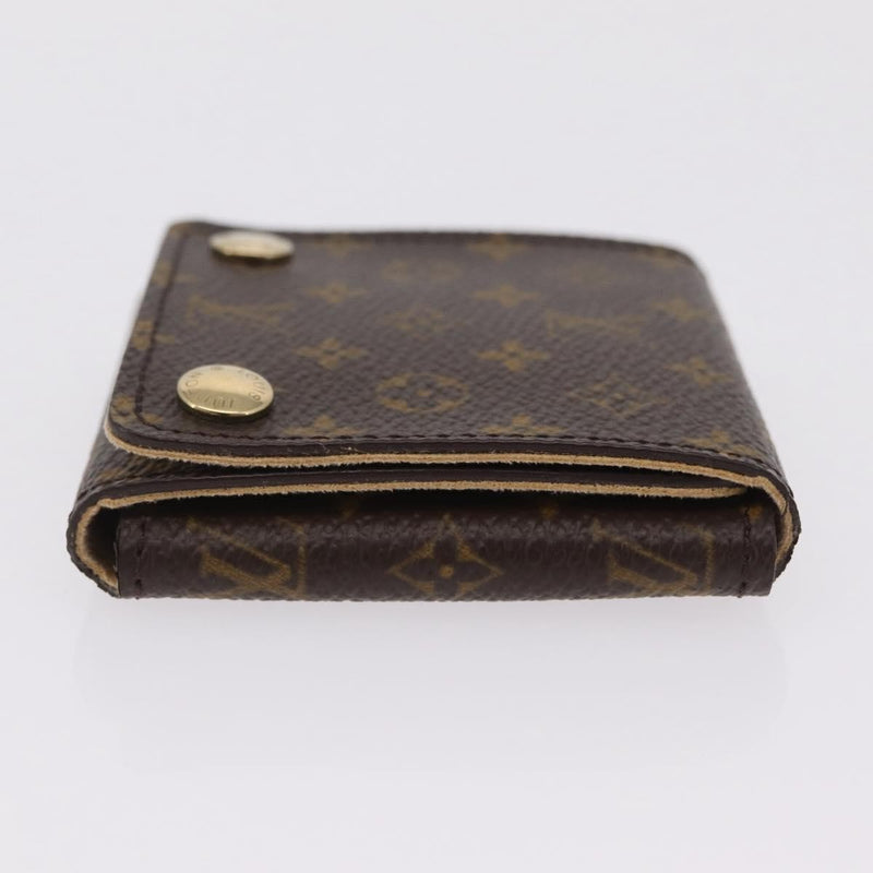 Louis Vuitton Folding Jewelry Case Monogram Canvas Brown Accessory