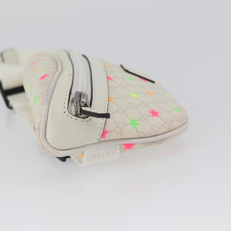 Gucci Childrens Belt Printed Gg Coated Canvas Multicolour Bag