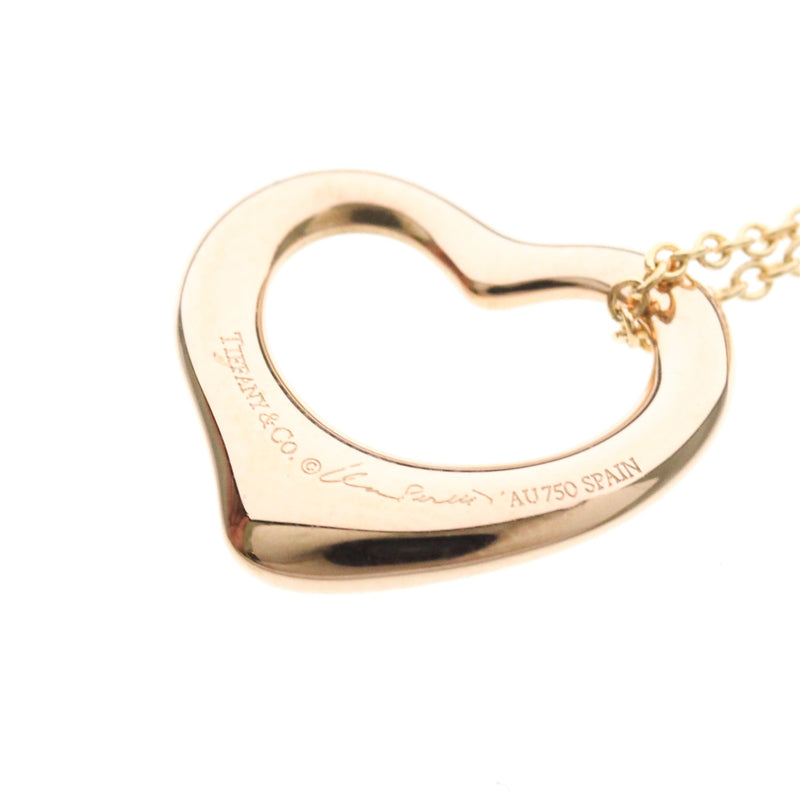 Tiffany & Co. Elsa Peretti Open Heart Pendant 18k Rose Gold Pink Pink_gold Bijoux