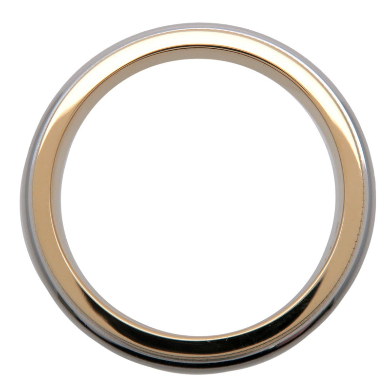 Tiffany & Co. Two-Tone Milgrain Wedding Band Platinum And 18k Yellow Gold Silver Bijoux
